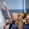 Temadag med Mikael Kamber og en flok begejstreret deltagere, juni 2018.<br>Copyright: APROPOS kommunikation
