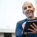 Temadag med Chris MacDonald og en flok begejstreret deltagere, juni 2018.<br>Copyright: APROPOS kommunikation